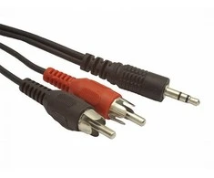 Gembird Cablexpert | 2.5m, 3.5mm/2xRCA, M/M | 3.5mm | 2 x RCA