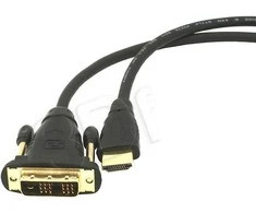 GEMBIRD CC-HDMI-DVI-10 Gembird HDMI-DVI kištukas-kištukas kabelis su auksinėmis jungtimis, 3 m, didmeninė pakuotė