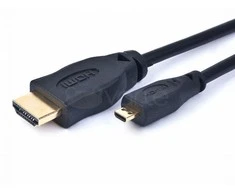 GEMBIRD CC-HDMID-6 HDMI -HDMI Micro kabelis su auksinėmis jungtimis, 1,8 m, urmu pakuotė