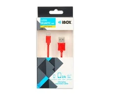 IBOX IKUMTCR I-BOX USB TYPE-C CABLE 2A Raudonas 1m