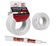 MACLEAN MCTV-470 Maclean MCTV-470 kabelis, vėliavėlės kabelis RG6 25M 1.02CU+4.8FPE+CU/P+32*0.12CU+6.8PVC