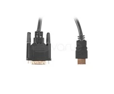 LANBERG CA-HDDV-20CU-0018-BK kabelis HDMI -> DVI-D 24+1 M/M Dual Link 4K 30Hz. juodas 1.8m