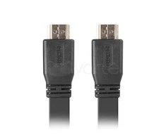 LANBERG CA-HDMI-21CU-0030-BK laidas HDMI M/M V2.0 3M Juodas Butas