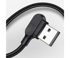 Mcdodo CA-5280 LED USB į mikro USB laidas, 1.2 m (juodas)