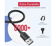 UGREEN micro USB kabelis QC 3.0 2.4A 0.25m - Juoda