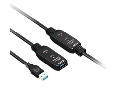 Goobay CLUB 3D CAC-1406 USB 3.2 Gen1 aktyvaus kartotuvo kabelis 15m M/F 28AWG