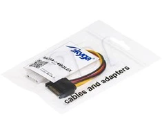 Akyga Oem SATA - Molex adapteris - 15 cm