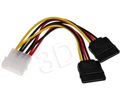 Akyga Oem Molex maitinimo laidas - 2x SATA - 15cm