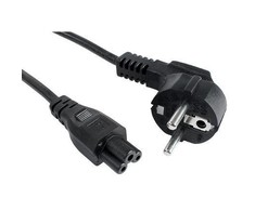 Akyga maitinimo laidas Nešiojamojo kompiuterio maitinimo laidas 1m dobilas IEC C5 250V / 50Hz (AK-NB-08A)