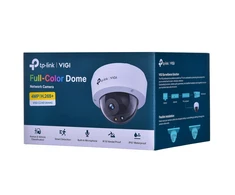 TP-LINK | Visų spalvų kupolinė tinklo kamera | VIGI C240 | Kupolas | 4 MP | 4 mm | IP67, IK10 | H.265+/H.265/H.264+/H.264 | „MicroSD“, maks. 256 GB