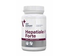 Vetexpert HEPATIALE FORTE mažos veislės ir katės 40 kap.