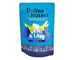 Dolina Noteci Superfood – veršiena ir ėriena – drėgnas Maistas šunims – 300g