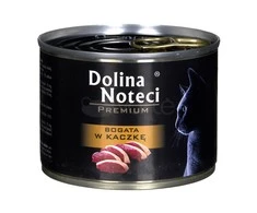 DOLINA NOTECI Premium - šlapias kačių ėdalas su antiena - 185 g