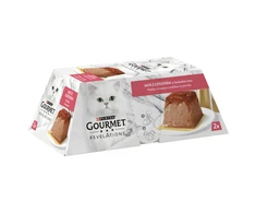 Purina Nestle Drėgnas Kačių Maistas - Purina Gourmet Revelations Lašiša 2x57 g