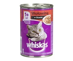 Sausas Kačių Maistas - Whiskas Jautiena Padaže 400g