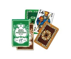 Piatnik Klasikinės kokybiškos žaidimo kortos Bridge Poker Whist