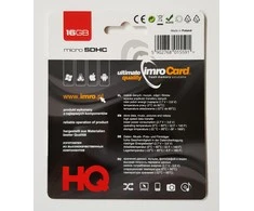 IMRO atminties kortelė Micro SD 16GB
