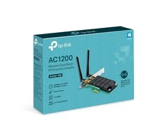 TP-LINK Archer T4E, dviejų juostų PCI Express adapteris 2.4GHz/5GHz, 802.11ac, 300+867 Mbps, 2x nuimamos antenos