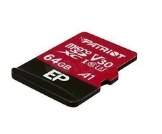 Atminties kortelė PATRIOT PEF64GEP31MCX Patriot EP Series 64GB Micro SDXC V30 iki 100MB/s
