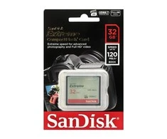 Atminties kortelė CF SanDisk Extreme 32GB SDCFXSB-032G-G46