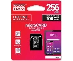 Atminties kortelė GOODRAM SDHC 256GB 10 klasės UHS atmintis