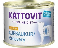 Drėgnas Kačių Maistas - Kattovit Feline Diet Aufbaukur Recovery 185g