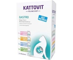 Drėgnas Kačių Maistas - KATTOVIT Feline Diet Gastro 12 x 85g Paukštienos Skonio