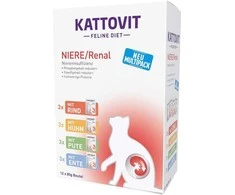 Drėgnas Kačių Maistas - KATTOVIT Feline Diet Niere/Renal, 12 x 85g