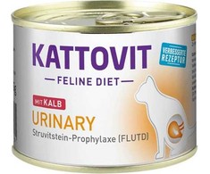 KATTOVIT Feline Diet Urinary Veal - šlapias kačių maistas - 185g