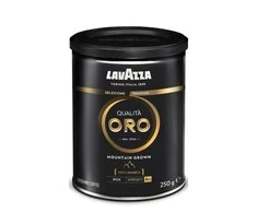 Malta kava LAVAZZA Qualita Oro Mountain grown, 250 g, metalinėje dėžutėje
