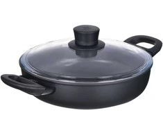 BALLARINI Avola gili keptuvė su 2 rankenomis, titano spalvos, 24 cm 75002-922-0