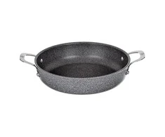 Indukcinė gili keptuvė su 2 rankenomis BALLARINI Salina Granitium 24 cm 75002-811-0