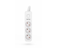 HSK Data kerg ilgintuvas kerg m02381 su jungikliu-3 lizdai-balta-pilka-5,0m-16a-h05vv-f-3x1,5mm2 m02381