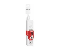 KERG M02382 ILGTINIMO LAIDAS SU JUNGIKLIU 3 LIZDAI 16A 3680W KABELAS 1,5M