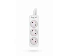 HSK DATA Kerg M02389 3 Įžeminti kištukiniai lizdai - 5m maitinimo juosta su 3x1 5mm2 kabeliu 16A