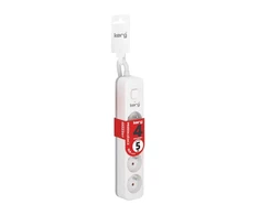 Kerg M02397 4 gniazda-balta ir-pilka-5.0m-16a-h05vv-f-3x1,5 mm2