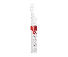 HSK DATA Kerg M02409 6 Įžeminti kištukiniai lizdai - 1 5m maitinimo juosta su 3x1 5mm2 kabeliu 16A