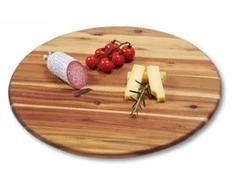 Pasukamas užkandžių padėklas iš akacijos medienos, Ø 40 cm, Kesper