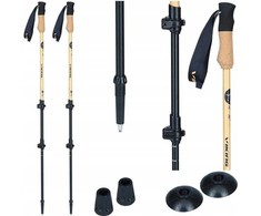 Viking Bamboo Pro Trekking Poles Brown 65-135