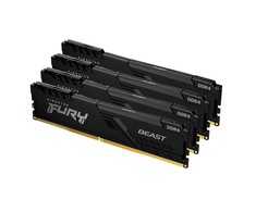 RAM Kingston KF432C16BBK4/32 32GB 3200MHz DDR4 CL16 DIMM (Kit of 4) FURY Beast Juodas | Kingstonas