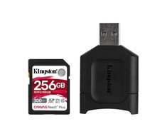 Atminties kortelė Karta Kingston Canvas React Plus SDXC 256 GB 10 klasės UHS-II/U3 V90 (MLPR2/256GB)