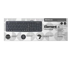 Klaviatūra Defender Element HB-520 Juoda