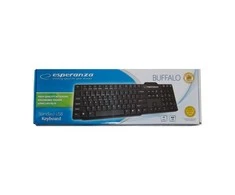 ESPERANZA EK116 – 5905784769288 BUFFALO klaviatūra, standartinė USB 104 klavišai