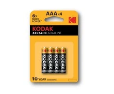 KODAK Xtralife LR03 (AAA) 4 pak. Elementai