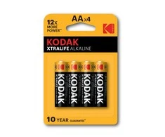 KODAK Xtralife LR6 (AA) 4 pak. Elementai