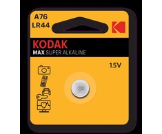 Bateria „Kodak ULTRA Alkaline A76 LR44“ baterija, 1 vnt.