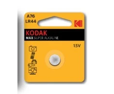 Bateria „Kodak ULTRA Alkaline A76 LR44“ baterija, 1 vnt.