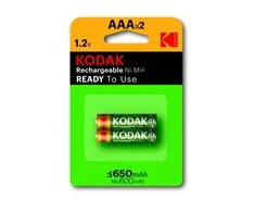 Kodak Akumulatorki Ni-MH baterie AAA, 2-pack
