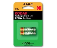 Kodak įkraunamas Ni-MH R3 1000 mAh (2 pakuotės)