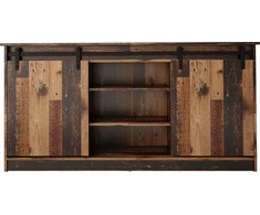Cama Meble Baldas - Komoda GRANERO 160x80x35 Iš Natūralios Medienos 2 Durys